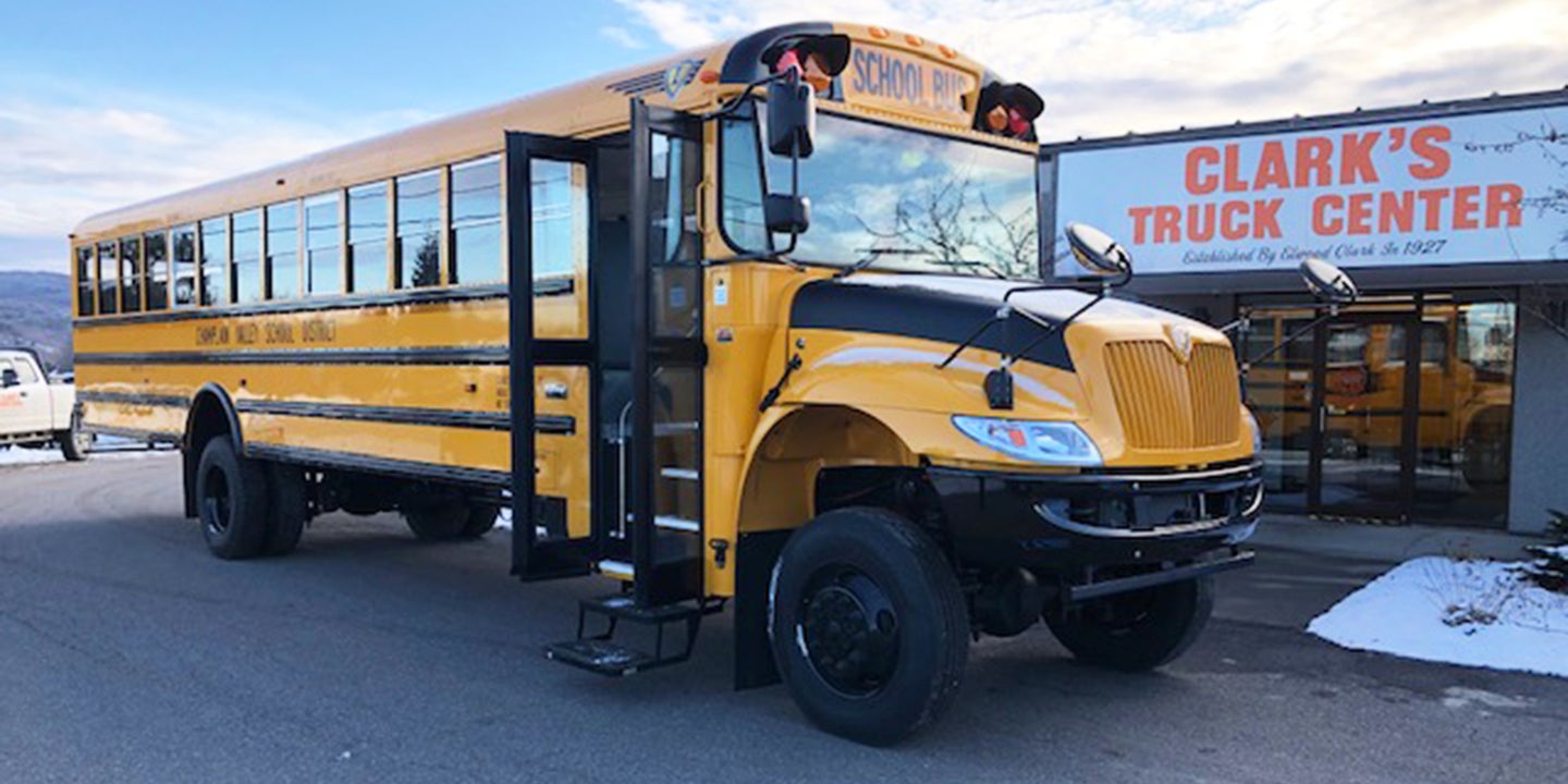 This 4WD School Bus Conversion Means Snow Days Are Canceled