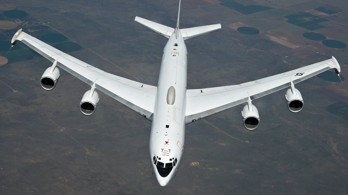 Here&#8217;s Why An E-6B Doomsday Plane Was Flying Tight Circles Off The Jersey Shore Today