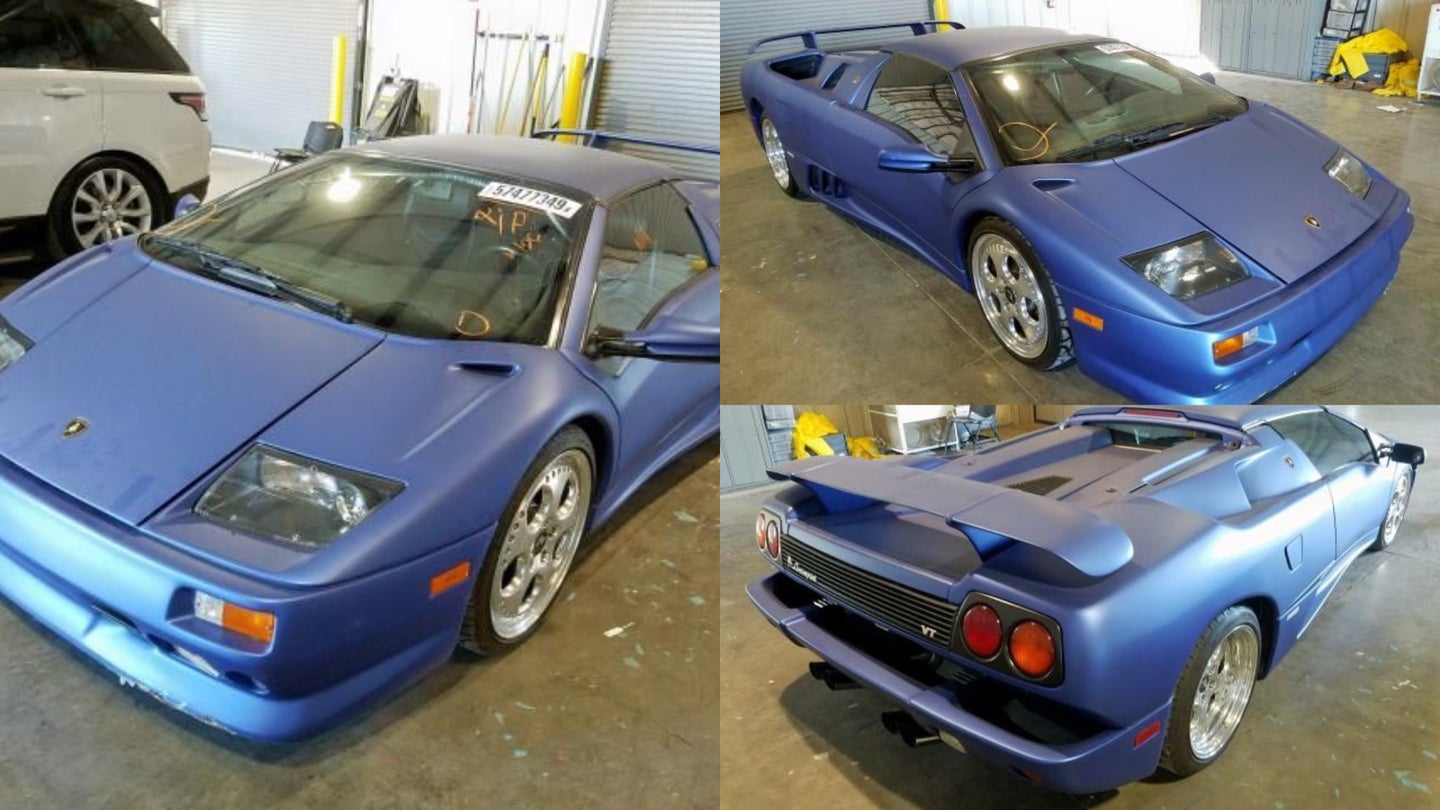 Save This Flooded 1999 Lamborghini Diablo VT Roadster From Its Watery Grave