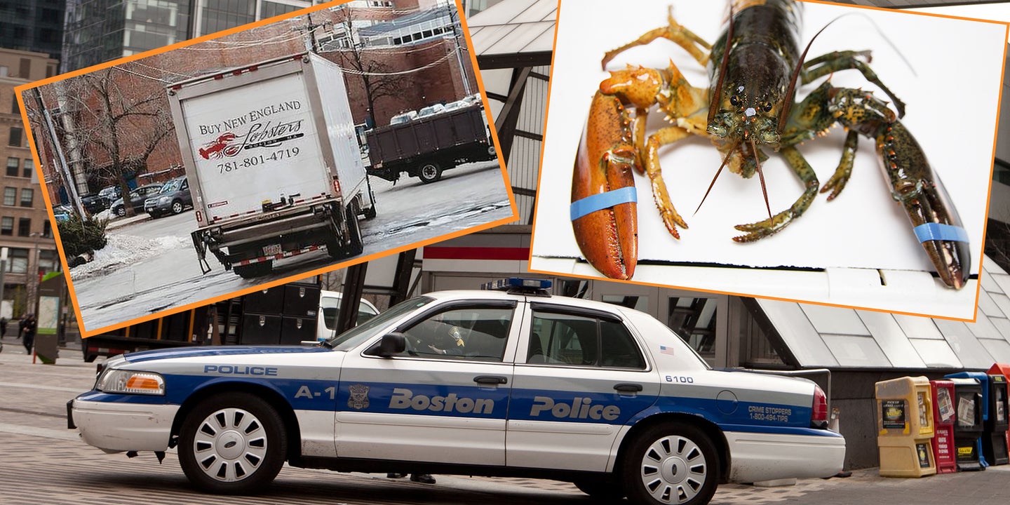 Boston Man Steals Truck With $10,000 Worth of Lobster, Leads Multi-Car Pursuit