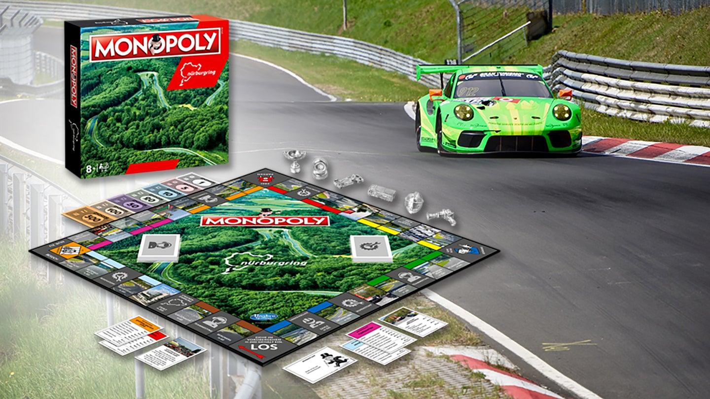 Nurburgring Monopoly Is the Latest and Greatest Source of Gearhead Family Fun