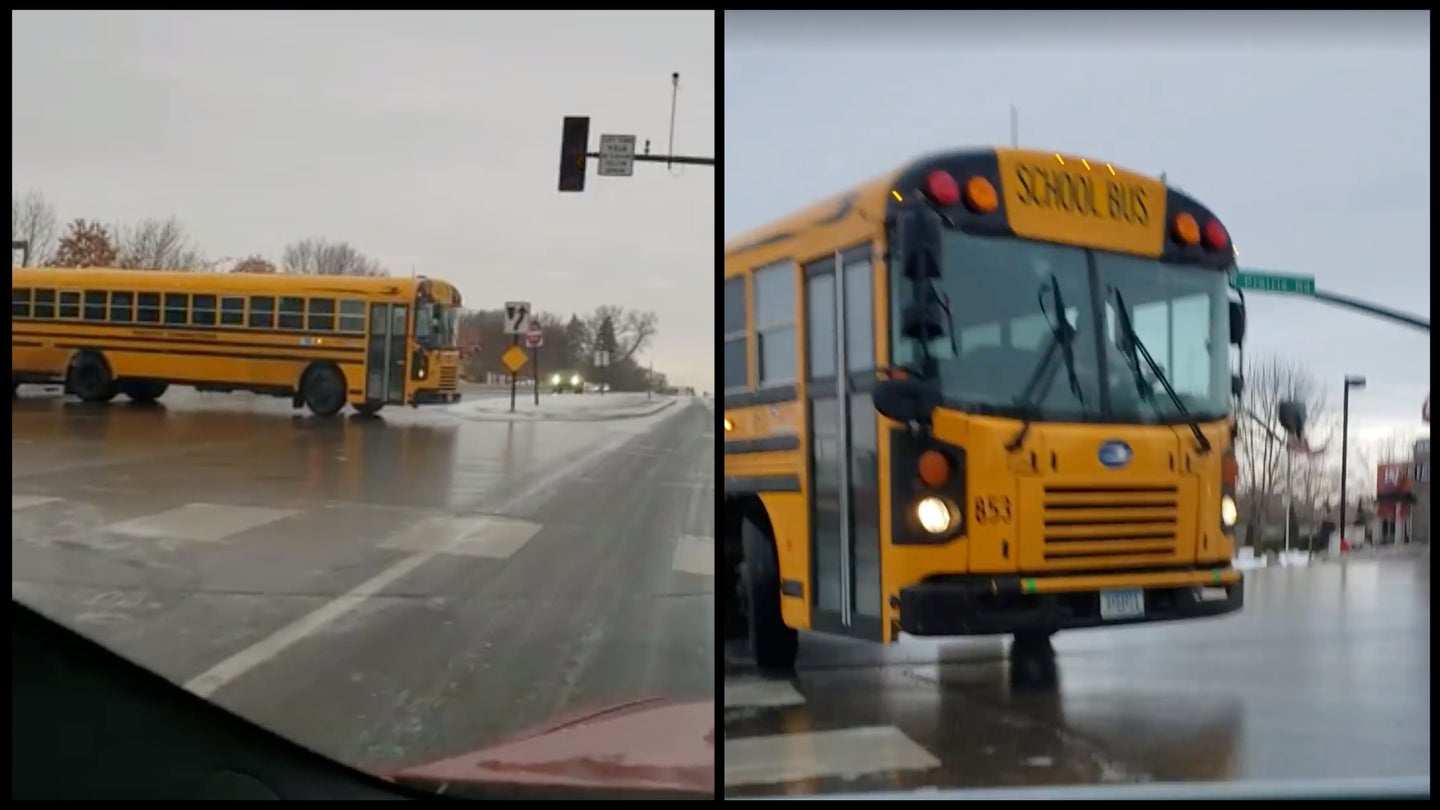 Let This Slipping and Sliding School Bus Show Why Kids Still Deserve Snow Days