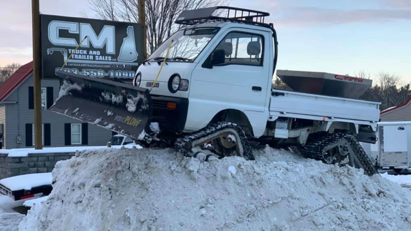 This Tracked Suzuki Plow Truck for Sale Is All You Need to Conquer the Snowiest of Winters