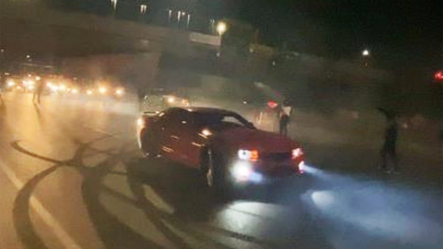 Idiots Film Themselves Shutting Down Detroit Highway, Doing Donuts in a Chevrolet Camaro