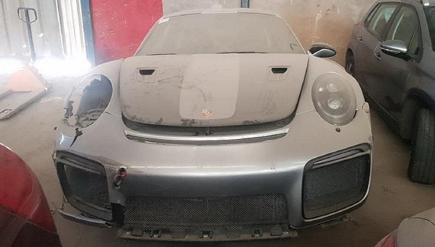 Someone Abandoned This Poor Porsche 911 GT2 RS Somewhere in Chile