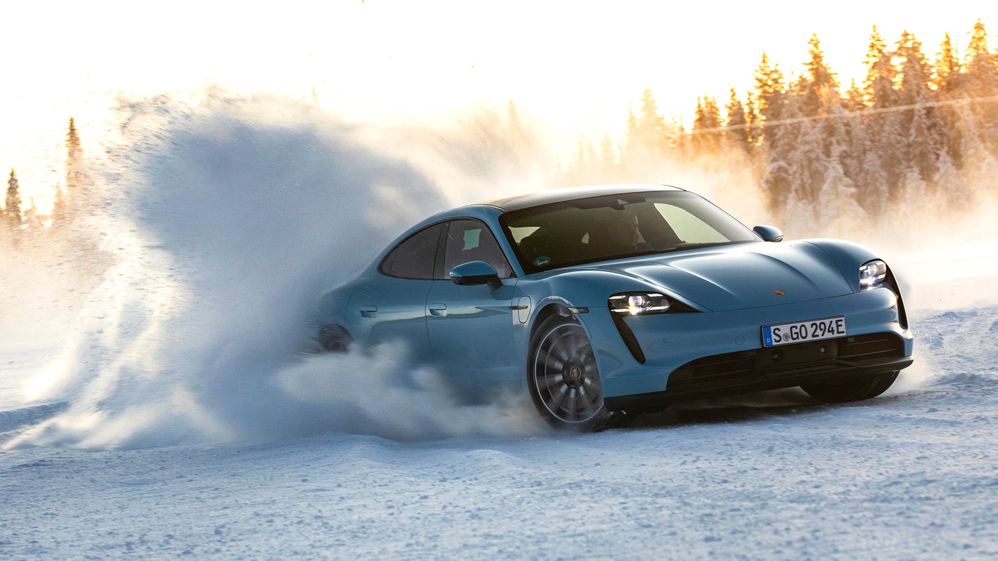 2020 Porsche Taycan 4S Review: Electric Ice Drifting at the Top of the World