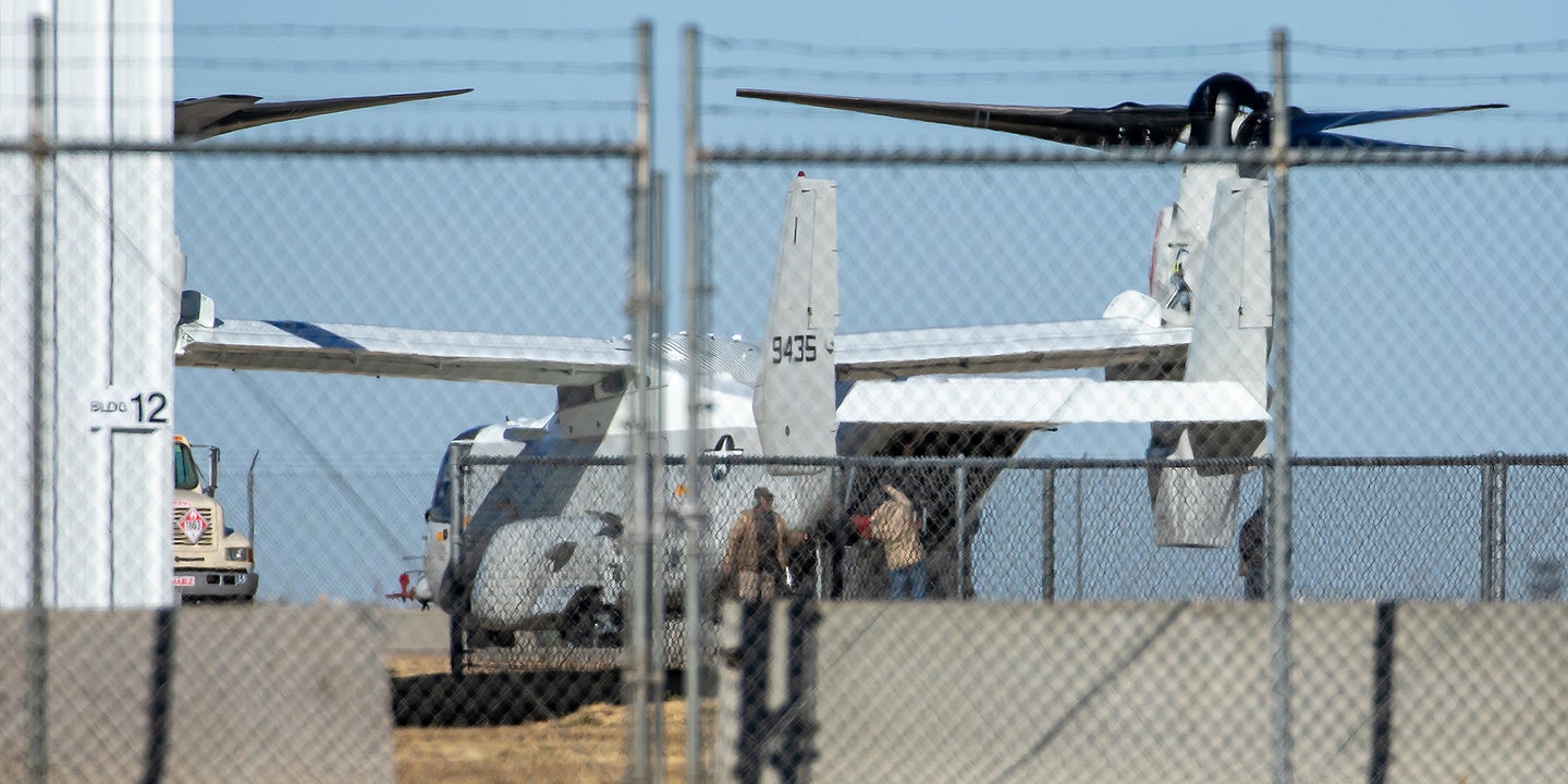 Behold The First Image Of A Navy CMV-22 Osprey That Will Replace The C-2 Greyhound