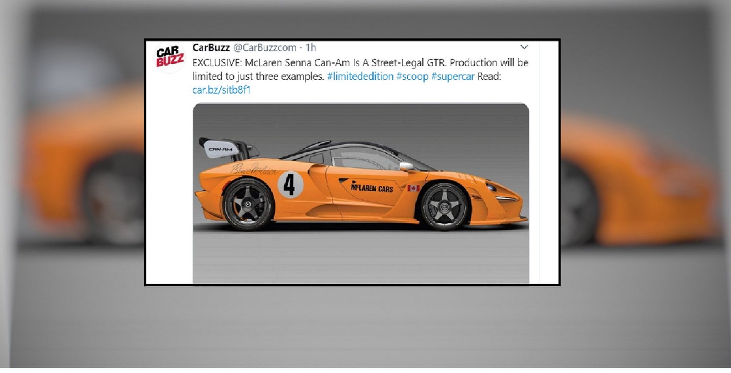 McLaren Working on Street-Legal Senna GTR Models, Including 814-HP Can-Am: Report