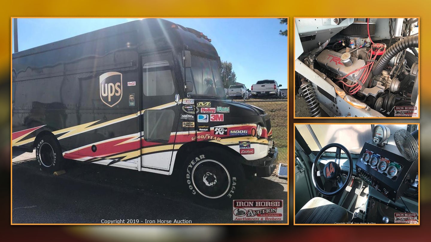 World’s Fastest UPS Race Truck With 850-HP NASCAR V8 Heads to Auction