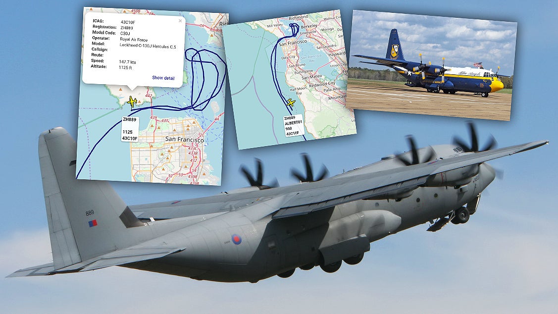Did The Blue Angels’ New Fat Albert C-130 Just Buzz San Francisco Bay? (Updated)