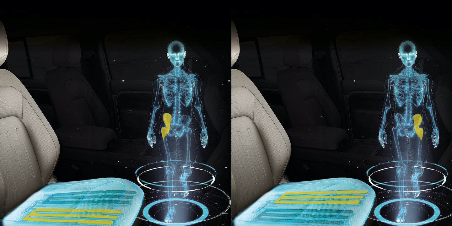 Jaguar Land Rover’s ‘Shape-Shifting’ Seat Will Make Your Body Think It’s Walking