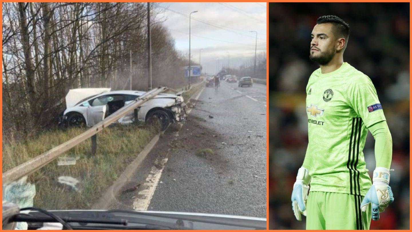 Soccer Star Walks Away From Violent Crash in Lamborghini Gallardo LP560-2