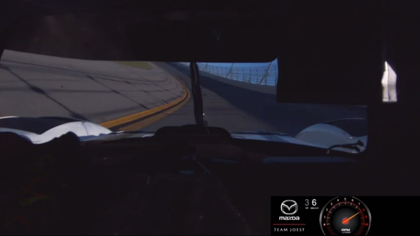 Watch the Mazda RT24-P DPi Set the All-Time Fastest Lap at Daytona Road Course, Again