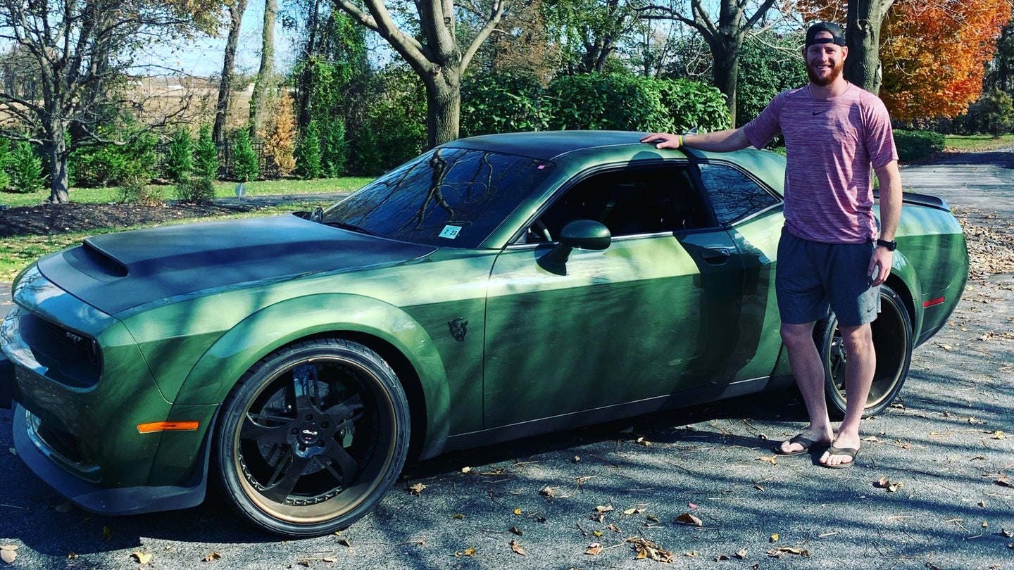 Carson Wentz’s Dodge Demon Decked Out In Eagles Everything Can Be Yours For Just $149,984