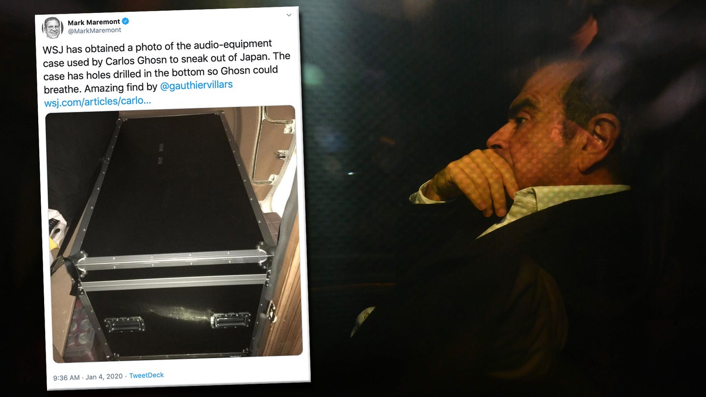 Yamaha Is Asking People Not to Climb Into Instrument Cases Like Carlos Ghosn