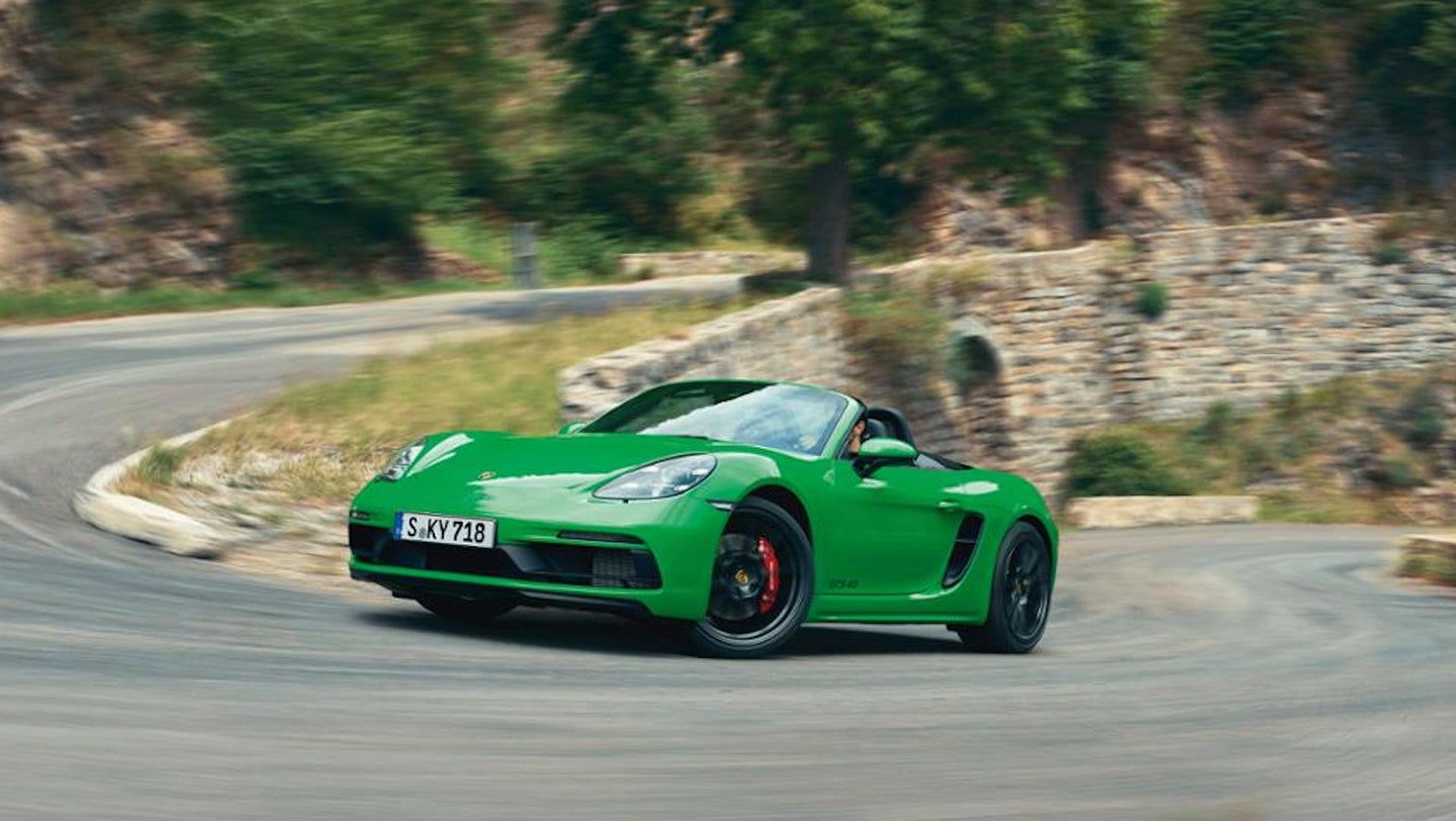 2021 Porsche 718 GTS Cayman and Boxster Get 4.0L Six-Cylinder, Manual Only