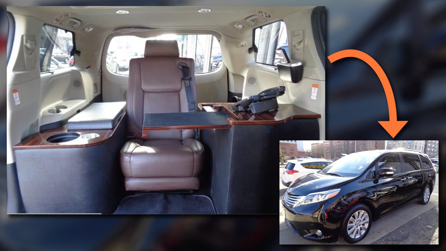 For Sale: Custom Toyota Sienna Minivan Is a Corner Office on Wheels