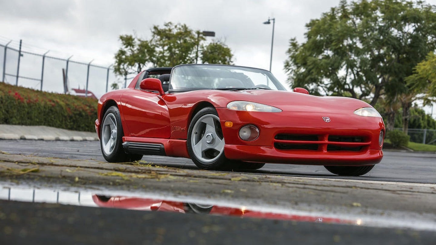 The Very First Dodge Viper Ever Made Fetches Over $285K at Auction