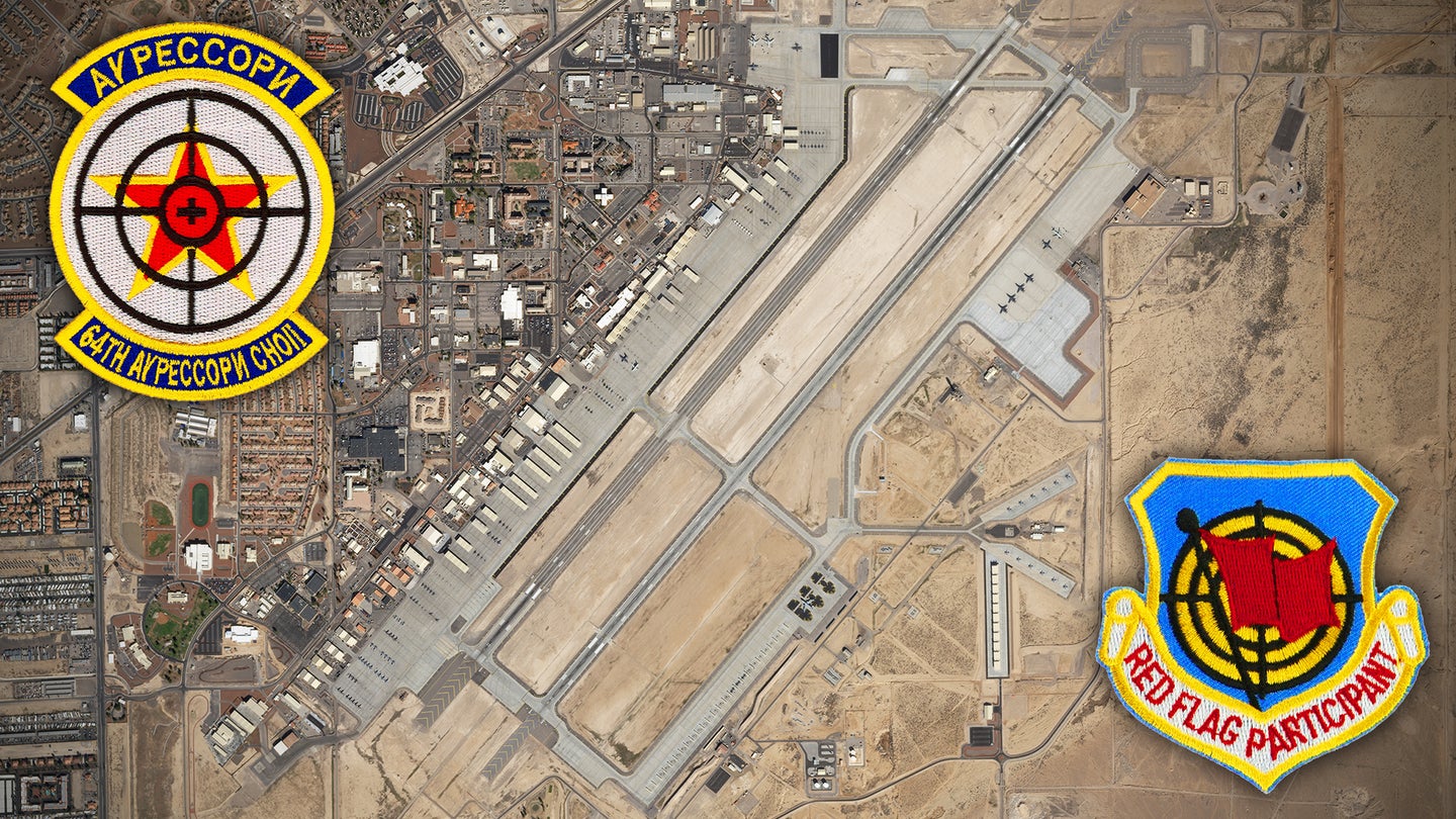 This Is What Nellis Air Force Base&#8217;s Ongoing Red Flag Exercise Looks Like From Space