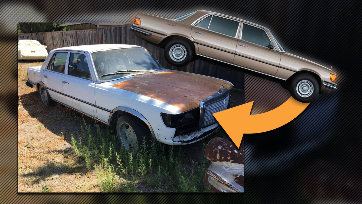 Someone Please Save MC Hammer’s V8-Swapped 1975 Mercedes-Benz 280S
