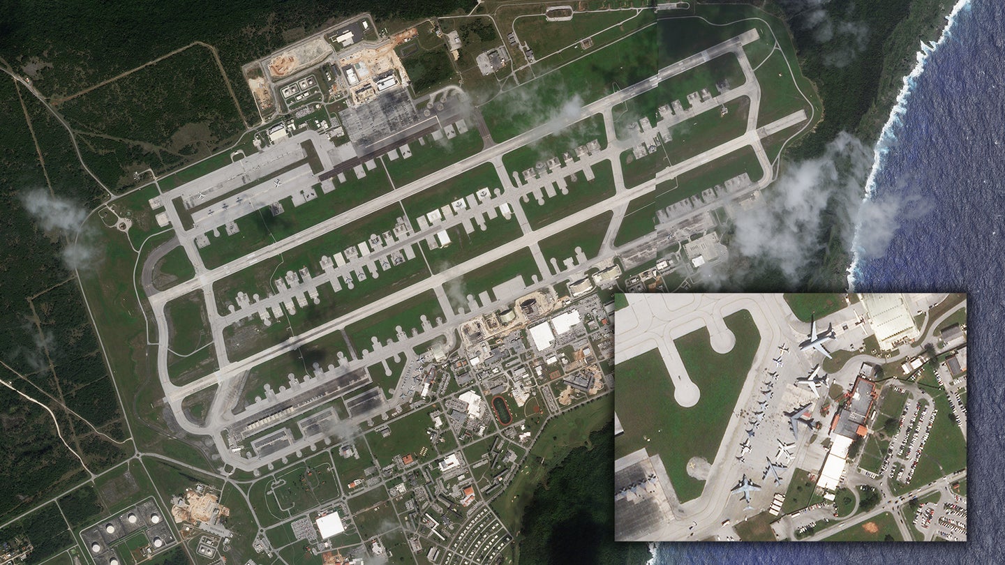 Check Out All The Airpower On Guam For Exercise Cope North In This Exclusive Satellite Image