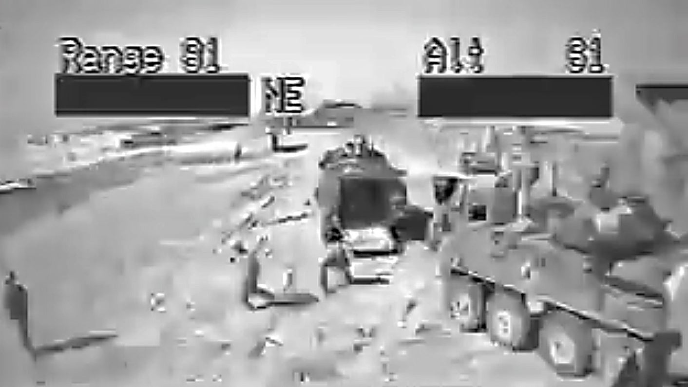 Help Us Decipher This Terrifying Video Of A Suicide Drone Flying Up An Armored Vehicle’s Ramp (Updated)