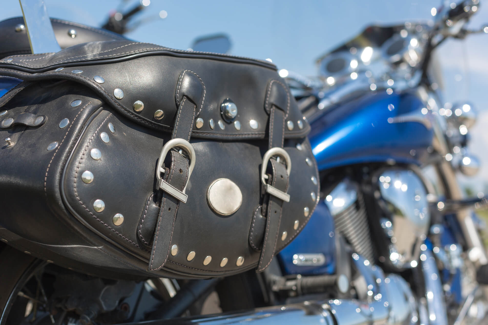 28L Saddle Bags Saddlebags Luggage For Honda Harley Yamaha Touring Sport Bike 