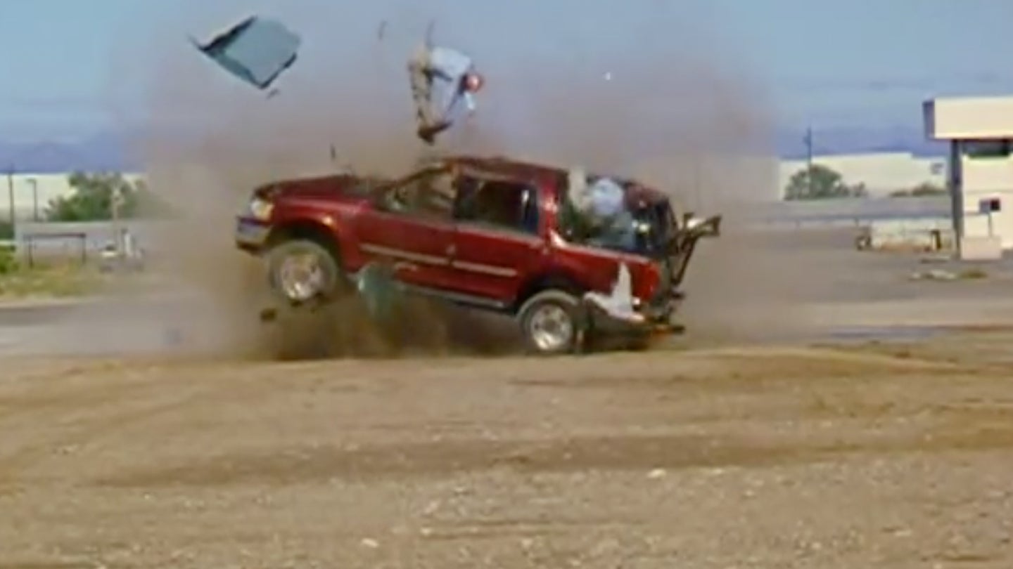 Unorthodox Ford Crash Test Is a Violent Reminder to Buckle Up, For Pete’s Sake