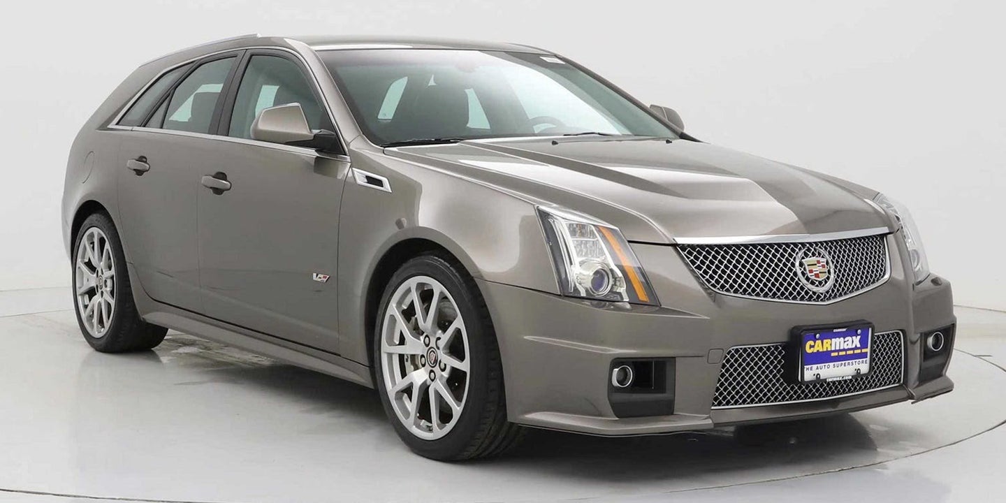 An Honest-To-God Brown Manual Cadillac CTS-V Wagon Can Be Yours For $52,000