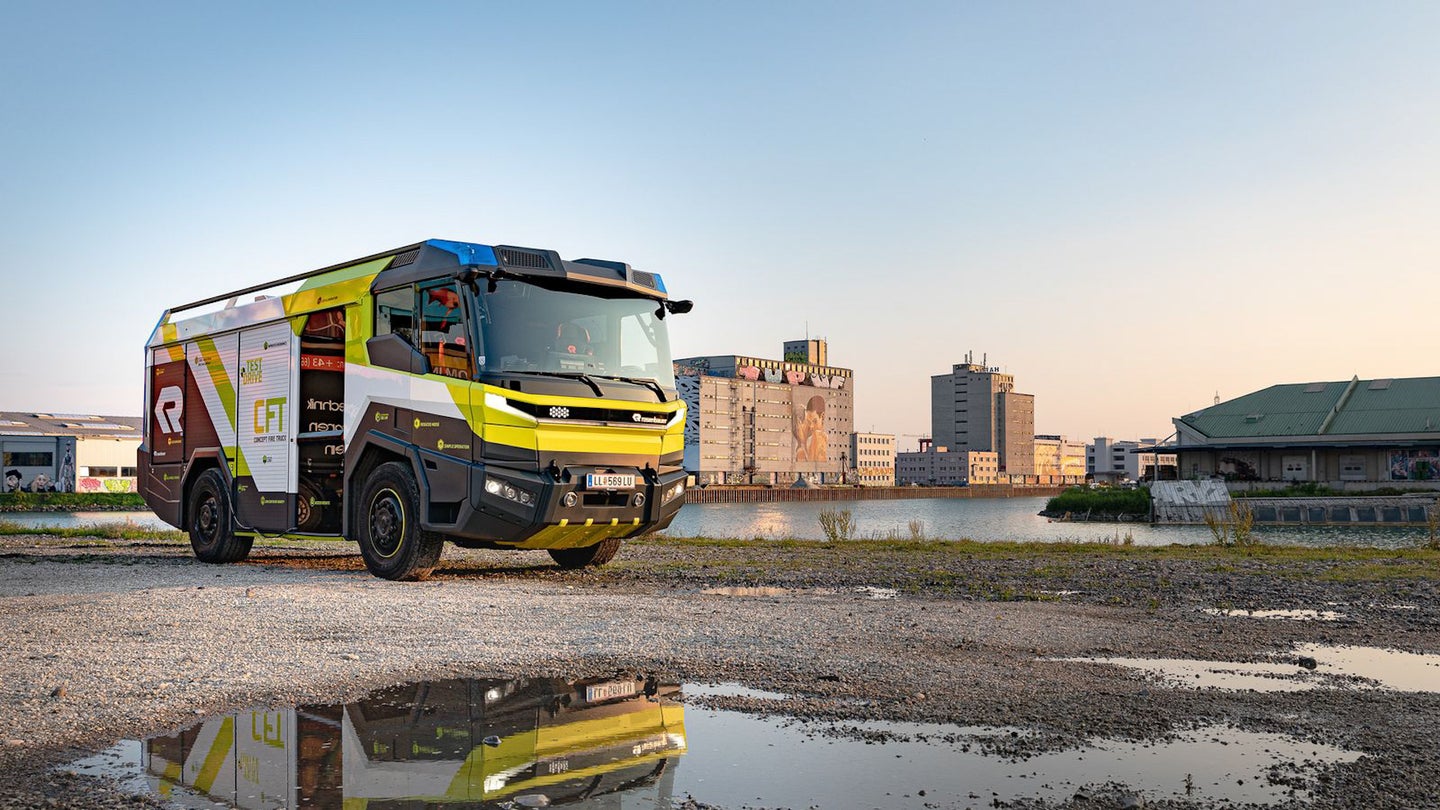 This $1.2M Electric Fire Truck Will Soon Be Servicing Hollywood’s Finest