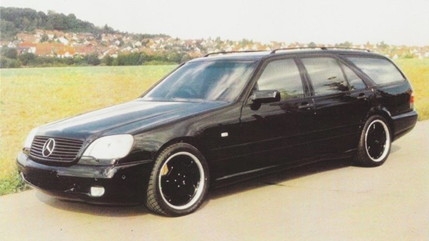 Mercedes-Benz Once Built These 200-MPH, Zonda-Engined S-Class Wagons for the Sultan of Brunei