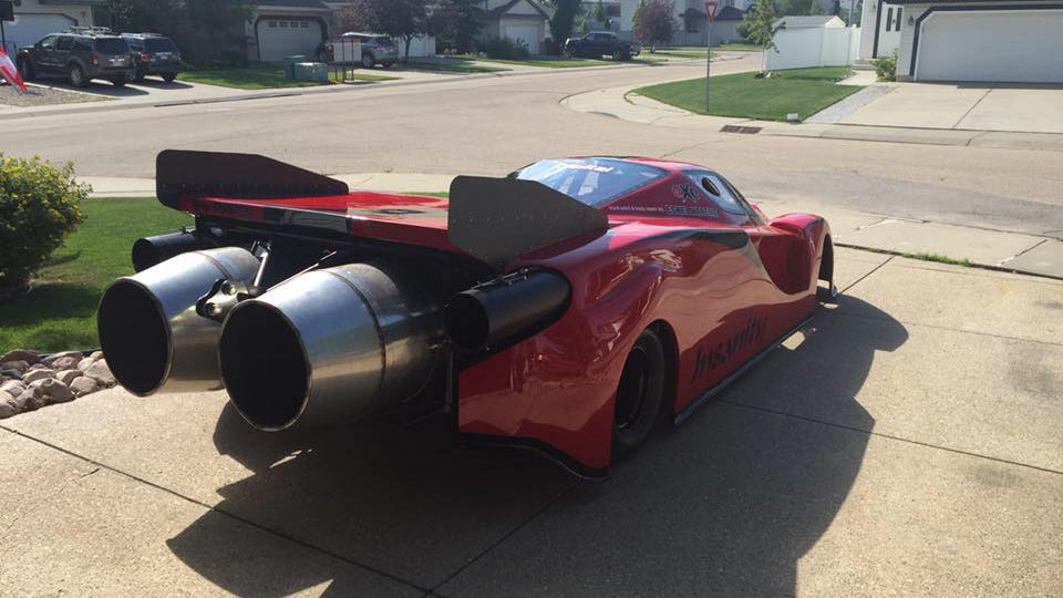 This Jet-Powered Homemade Ferrari Enzo Dragster Should Do 400 MPH