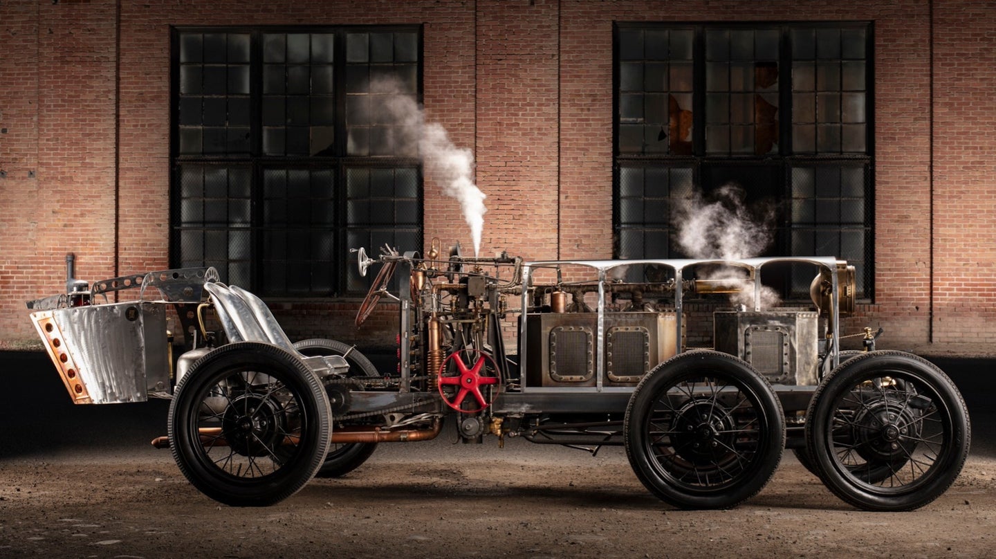 This Six-Wheeled, Steam-Powered Roadster Is the Ultimate Conversation Starter
