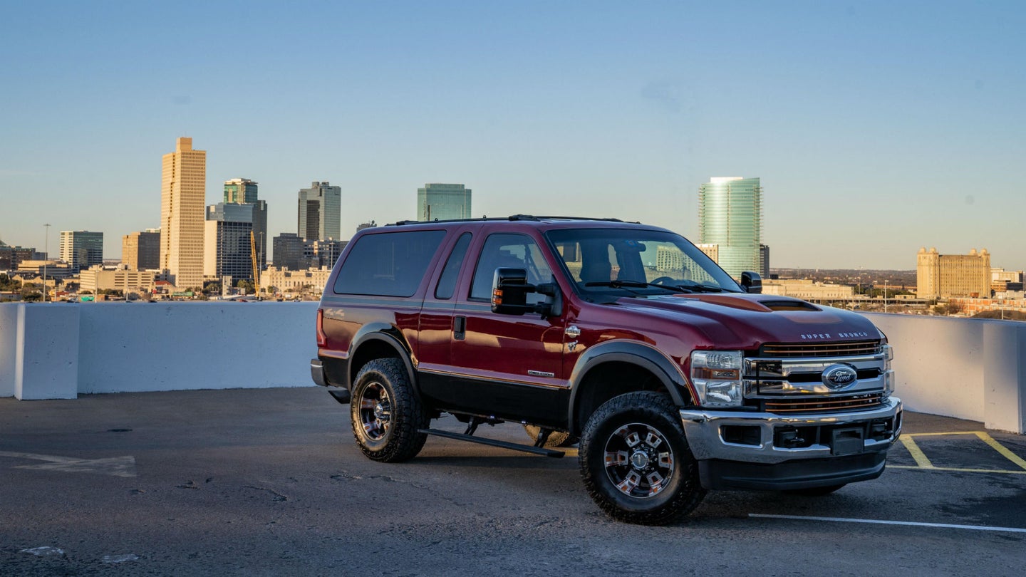 Texas Man’s ‘Super Bronco’ Is the Love Child of a Ford Excursion and an F-250