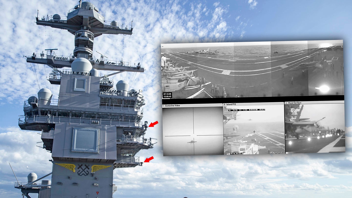 The Navy&#8217;s New Aircraft Carrier Has A Revolutionary Video System That Sees Everywhere All The Time