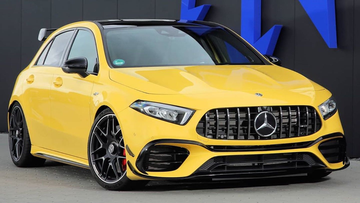 Tuned Mercedes-AMG A45 Has a Staggering 518 HP From Just a 2.0L Four-Cylinder
