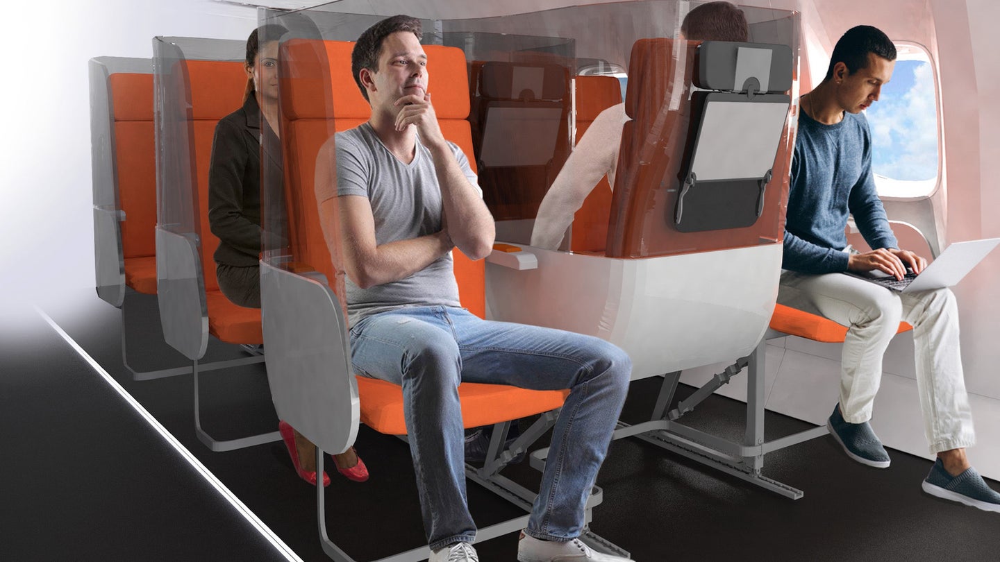 Here’s How Plane Seating Could Look After Coronavirus