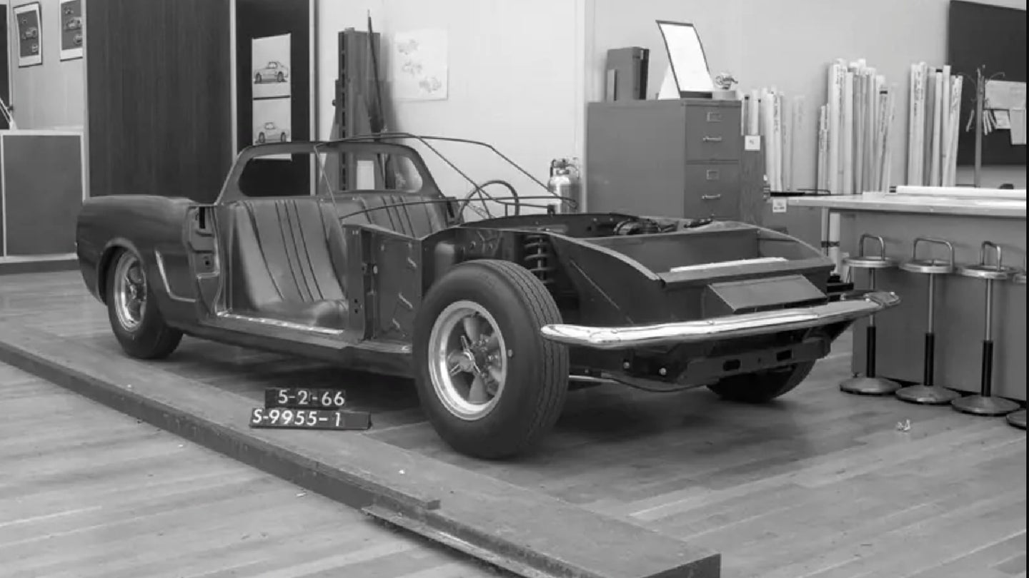Mysterious Mid-Engined Ford Prototype Identified as Mockup of 1967 Mach 2 Concept