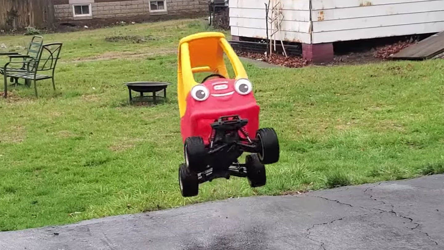 RC Cozy Coupe Capable of Highway Speeds Is the Best Quarantine Project Yet