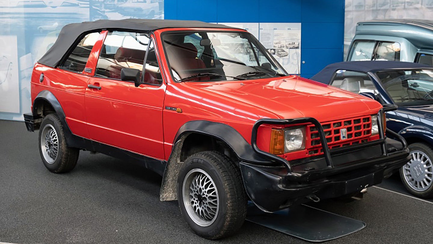 Did You Know There&#8217;s a Rare Lifted Convertible MK2 VW Golf Variant?