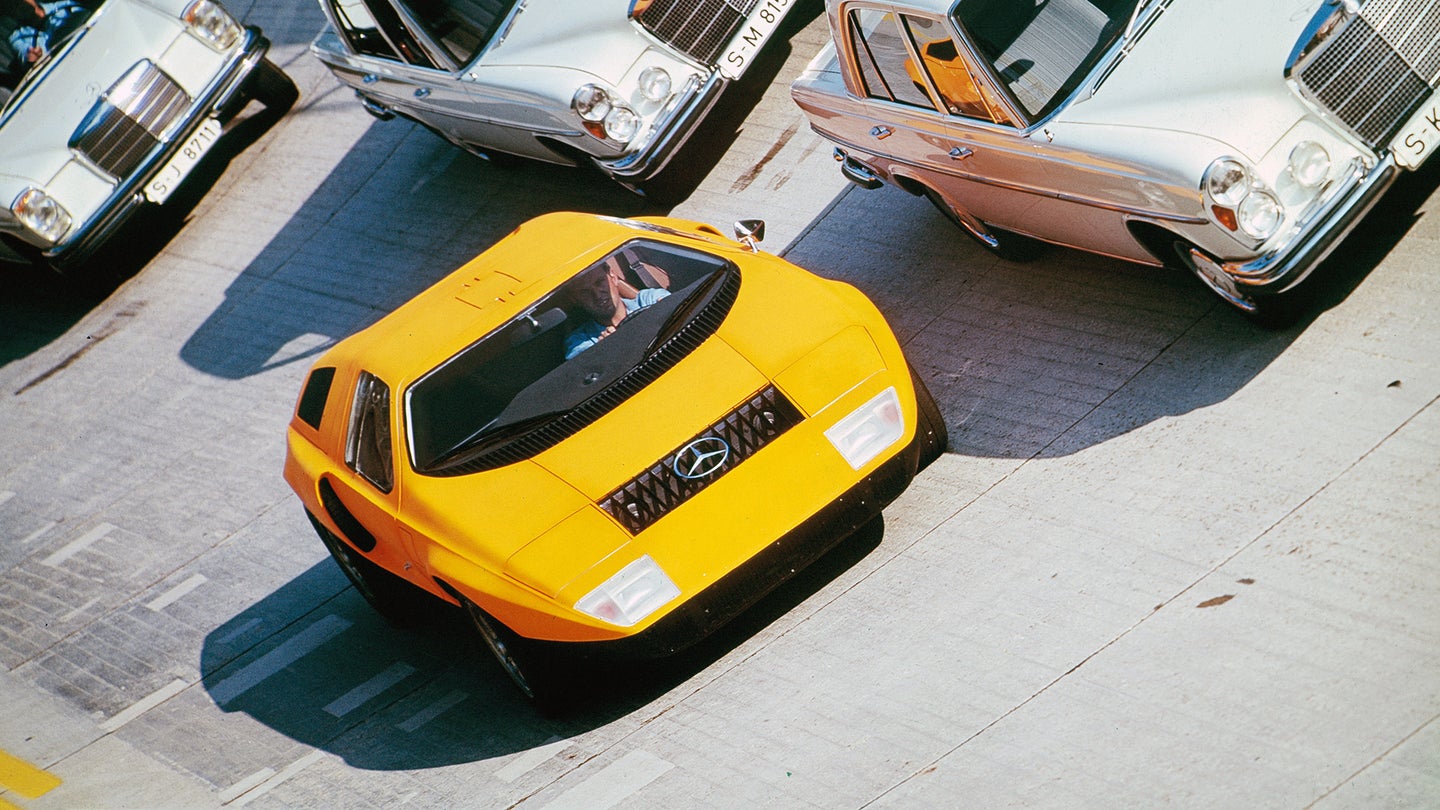 The Rotary-Powered 1969 Mercedes-Benz C111 Is The Real Reason Daimler Went With Diesels