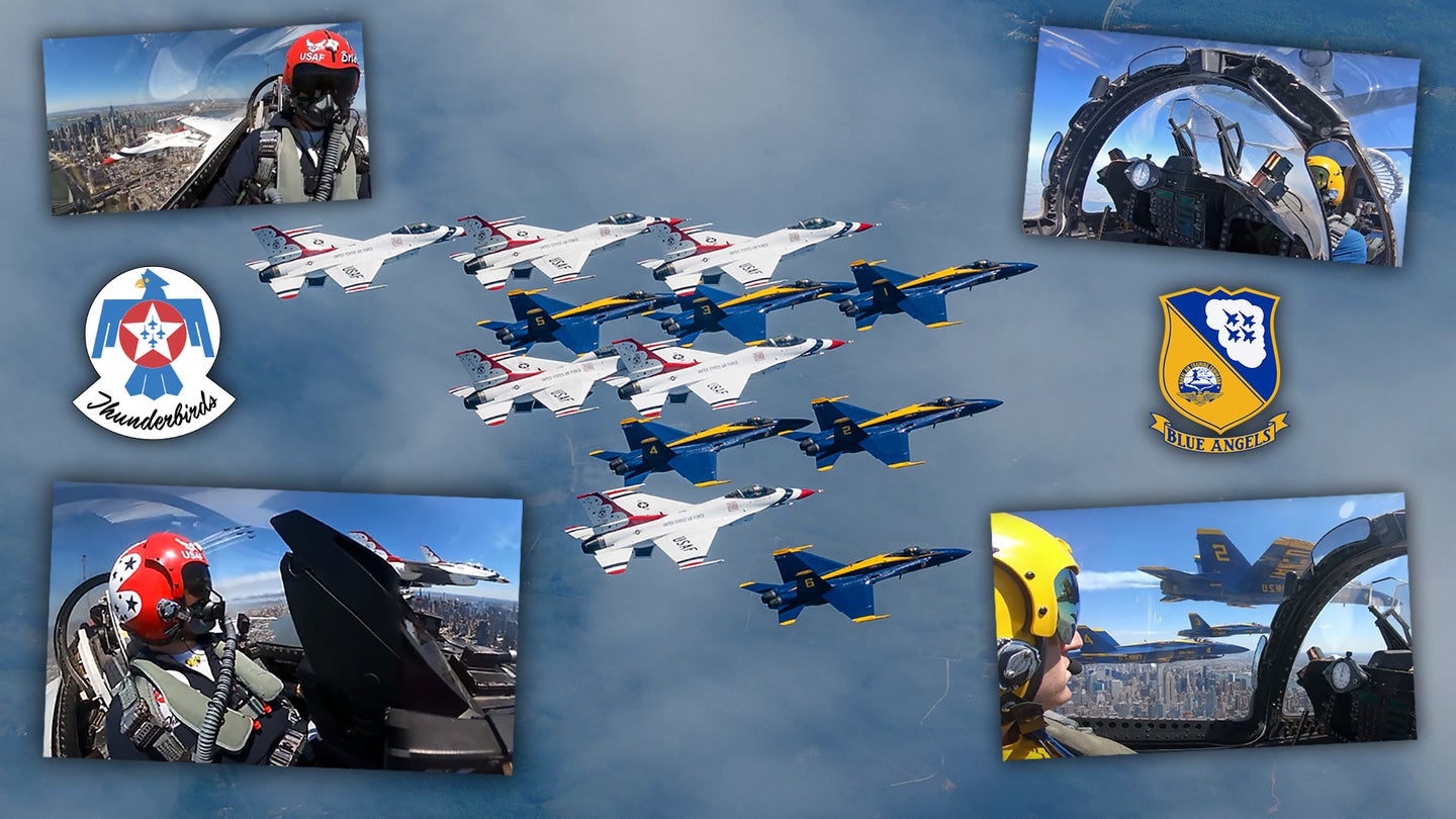 This Supercut Of The Blue Angels And Thunderbirds &#8220;America Strong&#8221; Flyover Is A Must Watch