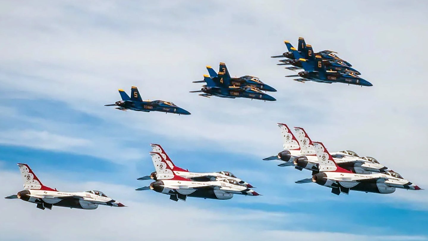 Blue Angels And Thunderbirds&#8217; Secretive Plan To Soar Together Over American Cities Confirmed (Updated)
