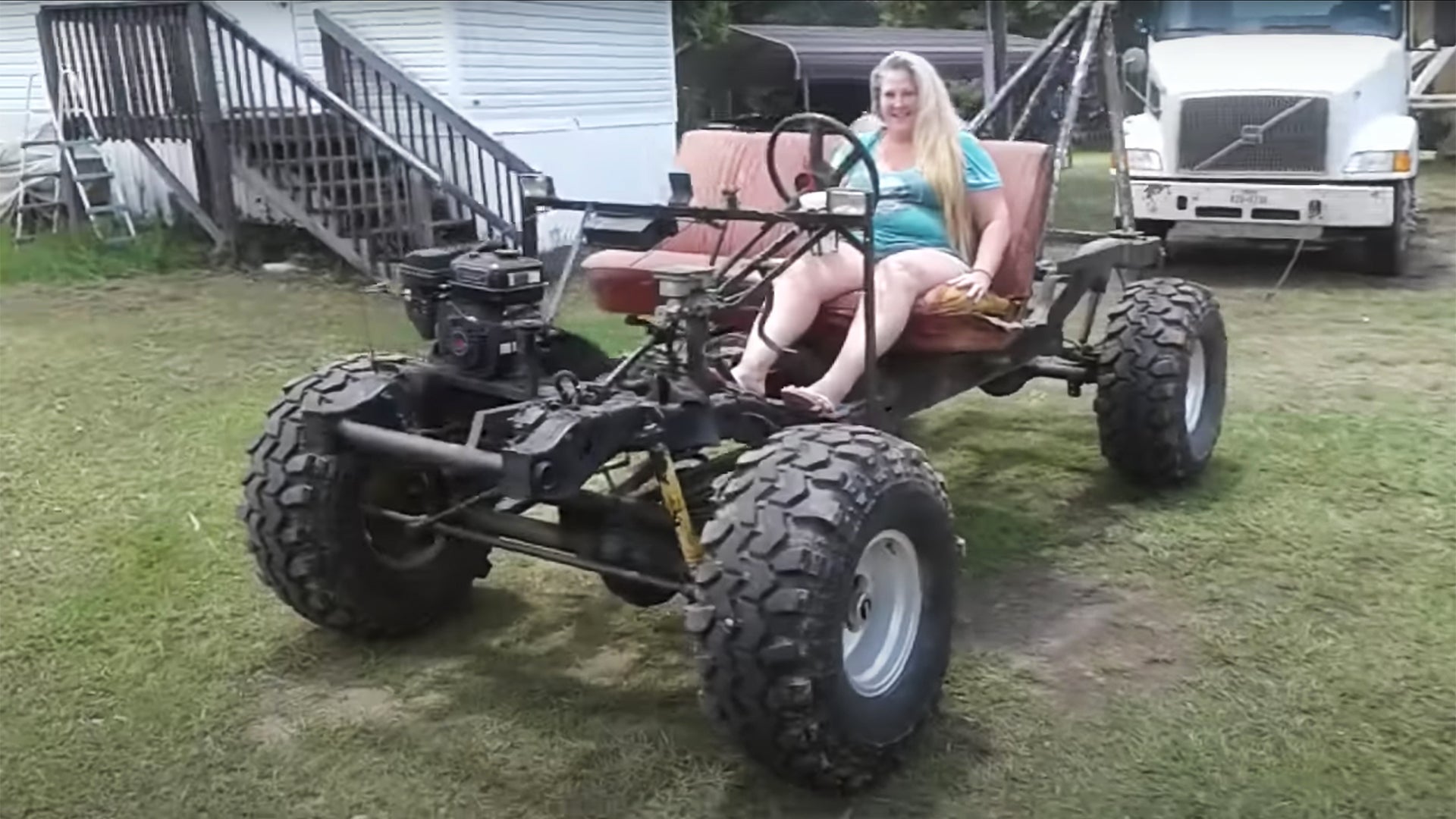 YouTuber's Fleet of Trucks with 6.5-HP Harbor Freight Engines Is a