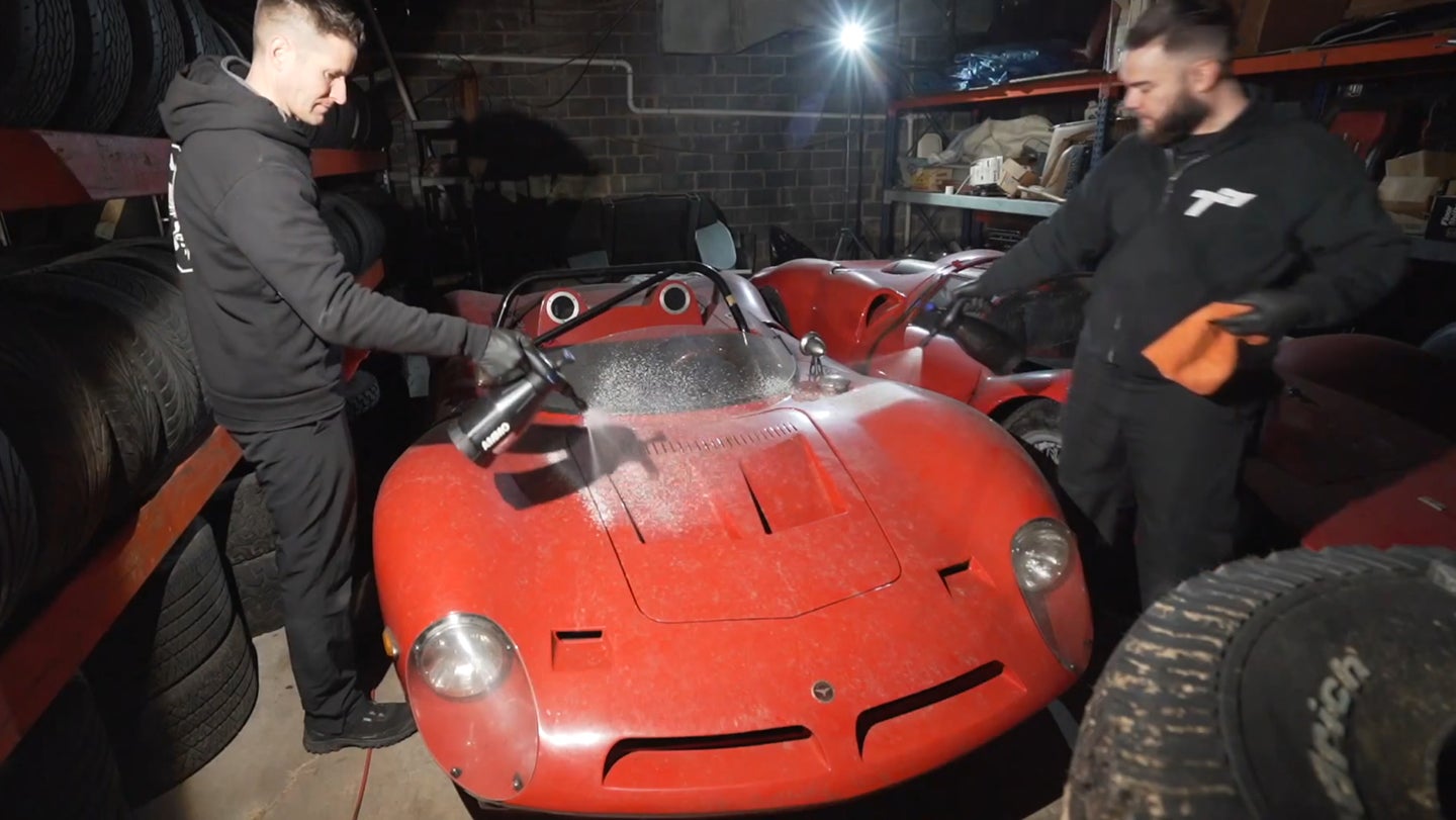 Cleanse Your Mind with a Rare $1 Million Bizzarrini P538 Getting Its First Wash in 32 Years