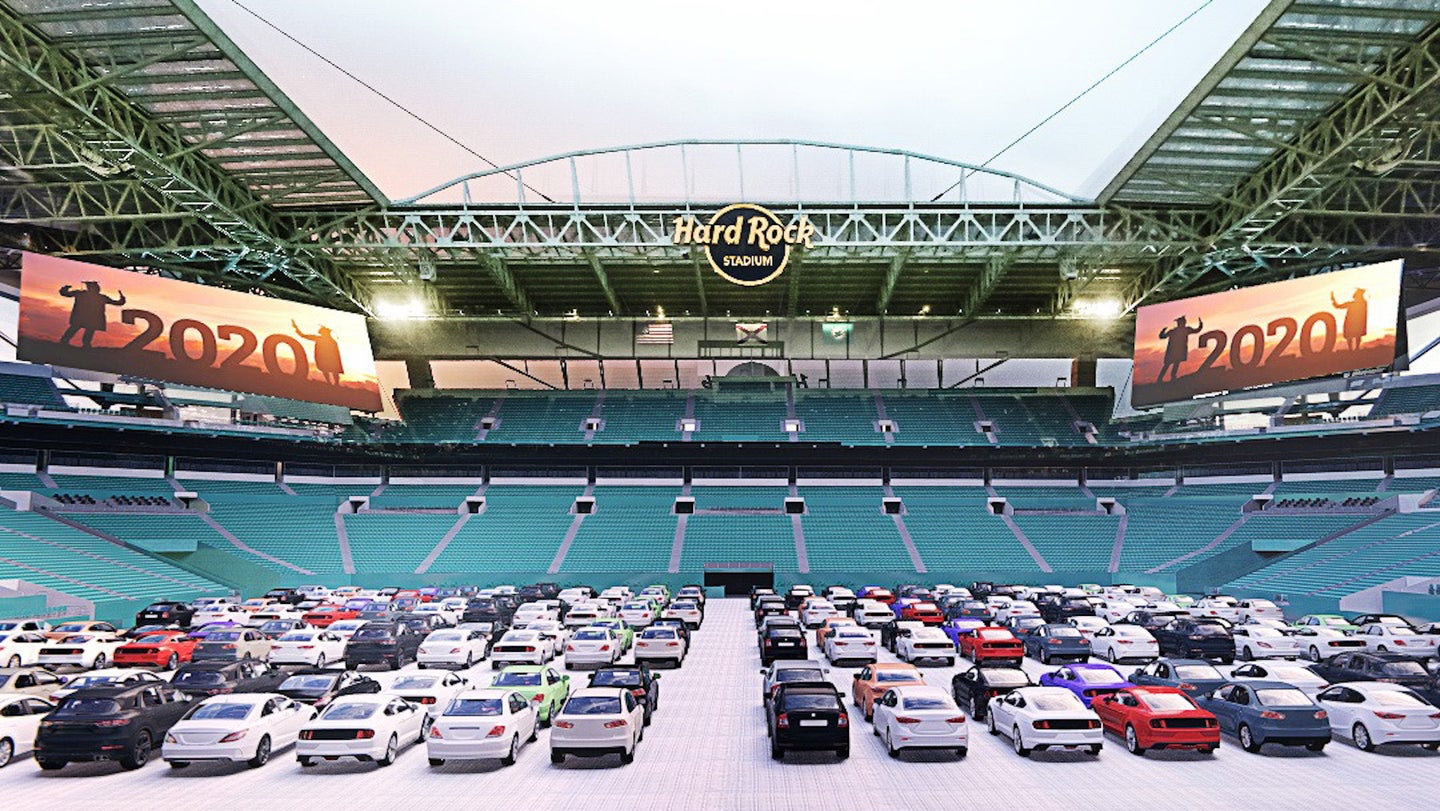 Miami Dolphins’ Hard Rock Stadium Will Soon Be a Drive-In Movie Theater