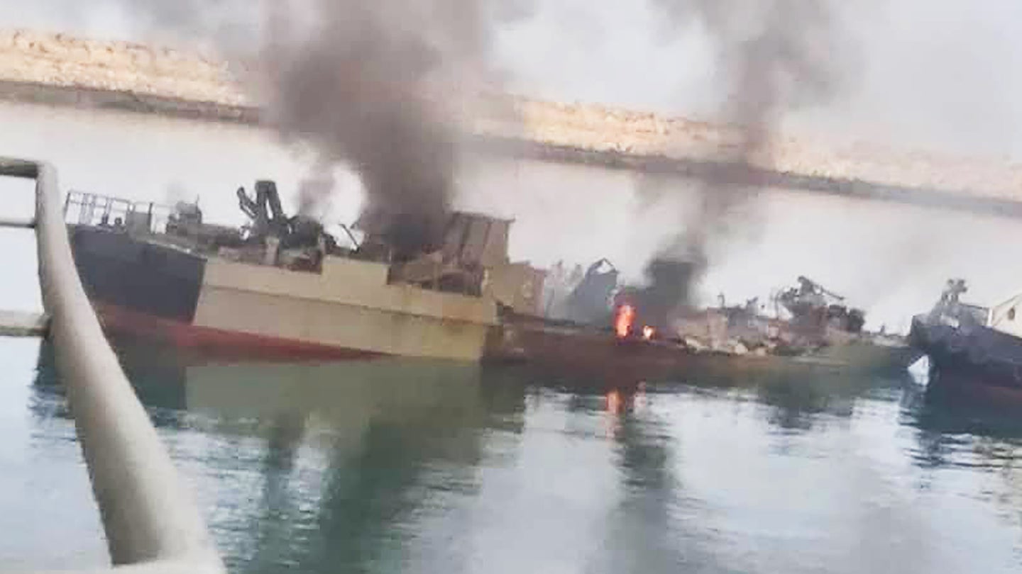 Here&#8217;s All That&#8217;s Left Of Iranian Navy Ship Struck By Missile In Friendly Fire Tragedy (Updated)