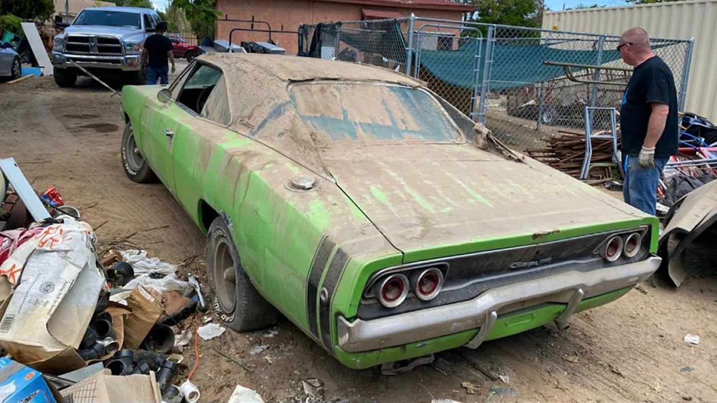 Numbers-Matching 1968 Dodge Charger 383 4-Speed Unearthed After Years in Storage