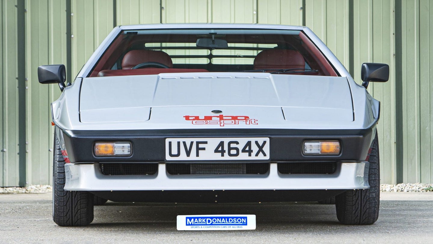 Colin Chapman’s One-of-a-Kind Lotus Esprit Can Add Lightness to Your Wallet