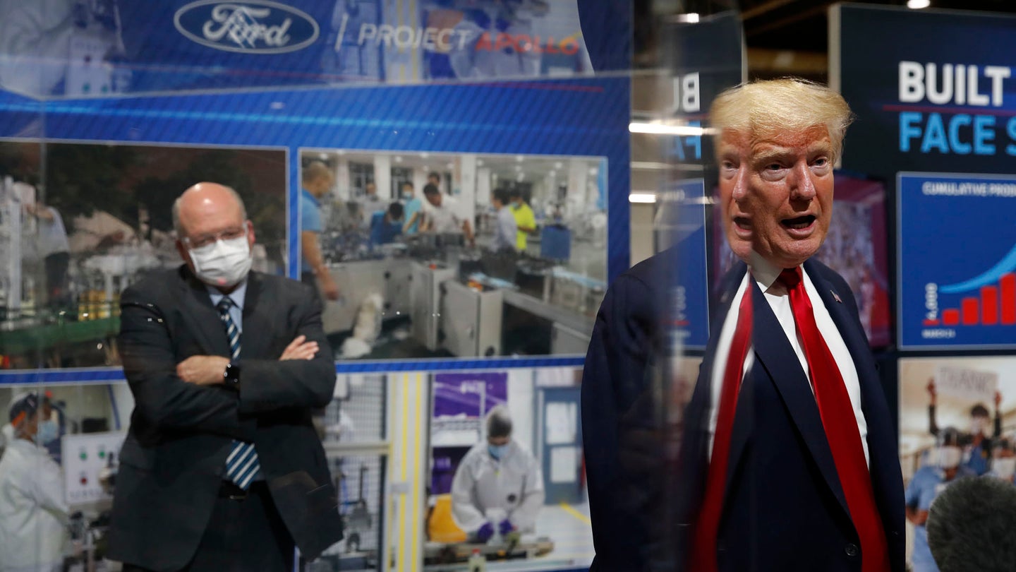 Trump&#8217;s Visit to Ford&#8217;s Ventilator Plant Was Predictably Bizarre